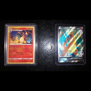 PACK FRESH! Pokémon TCG Charizard FULL ART #25 & #153 RARE Card Bundle MINT